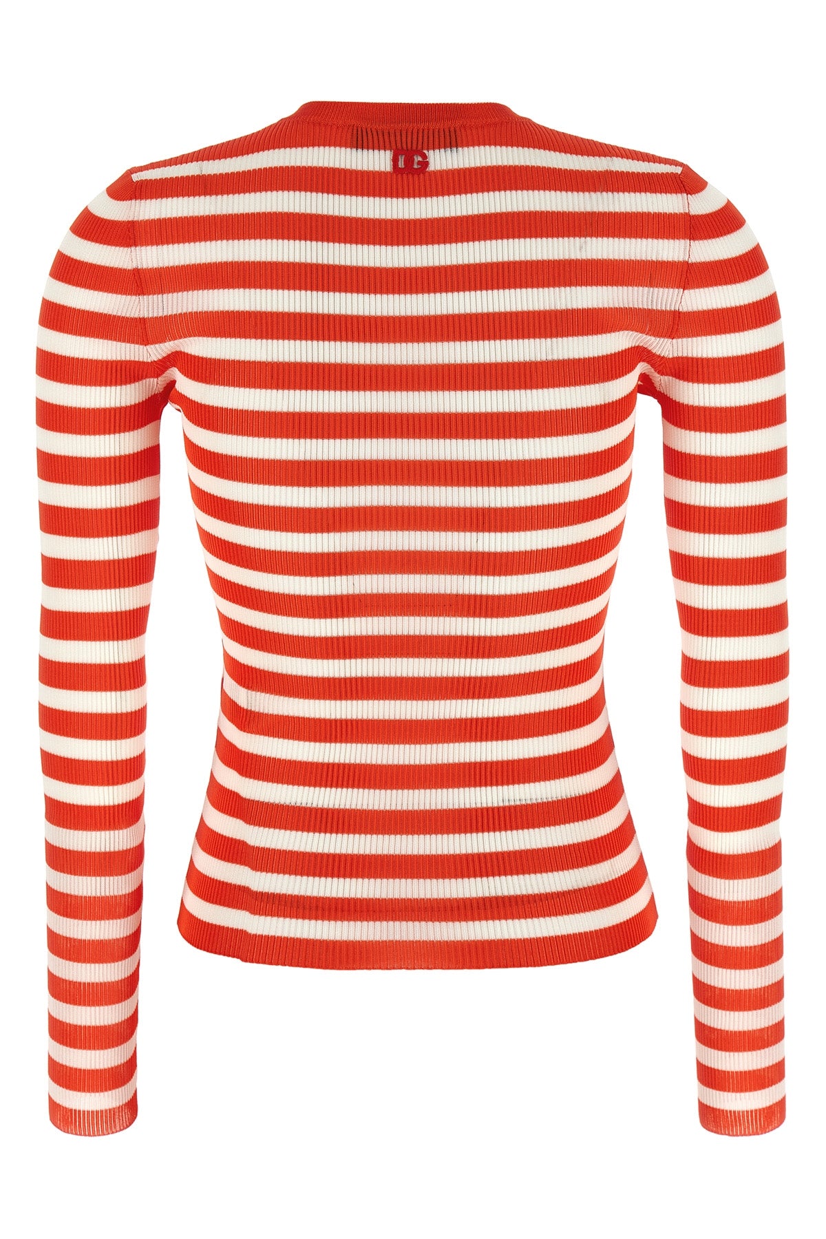 DOLCE amp; GABBANA 40 striped stretch viscose cardigan