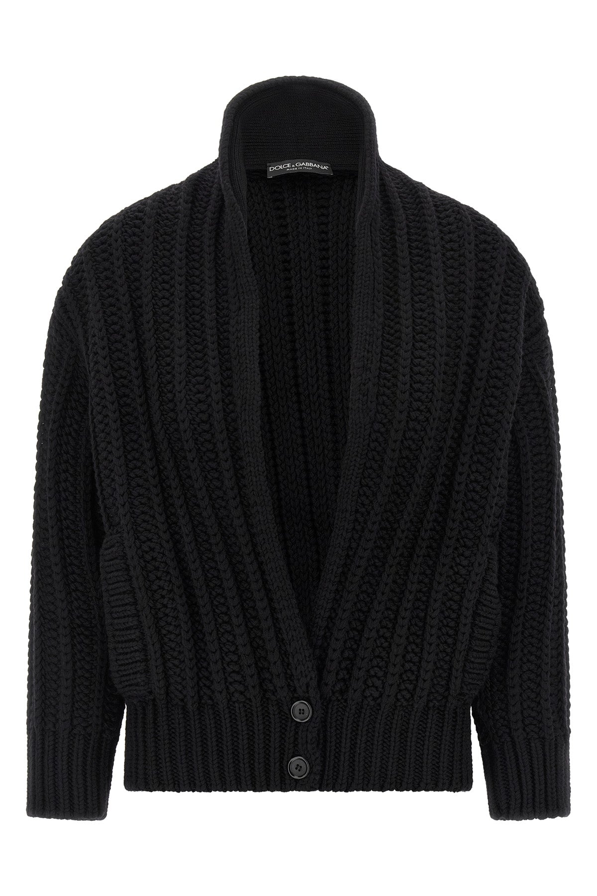 DOLCE amp; GABBANA S coarse wool cardigan