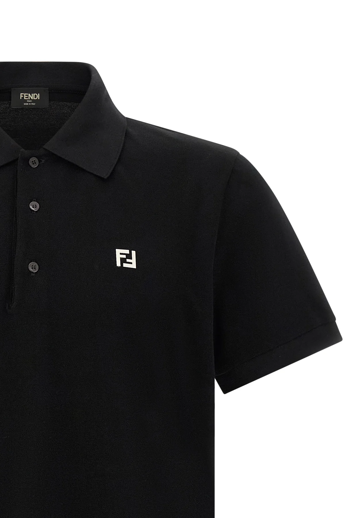 cotton piqué polo shirt