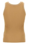 tank top in stretch ribbed fabric