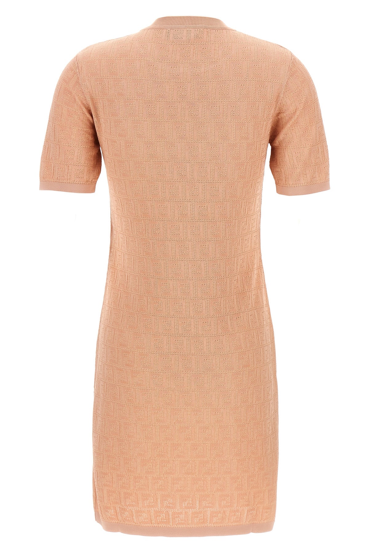 FENDI 38 mini dress in cotton and viscose yarn
