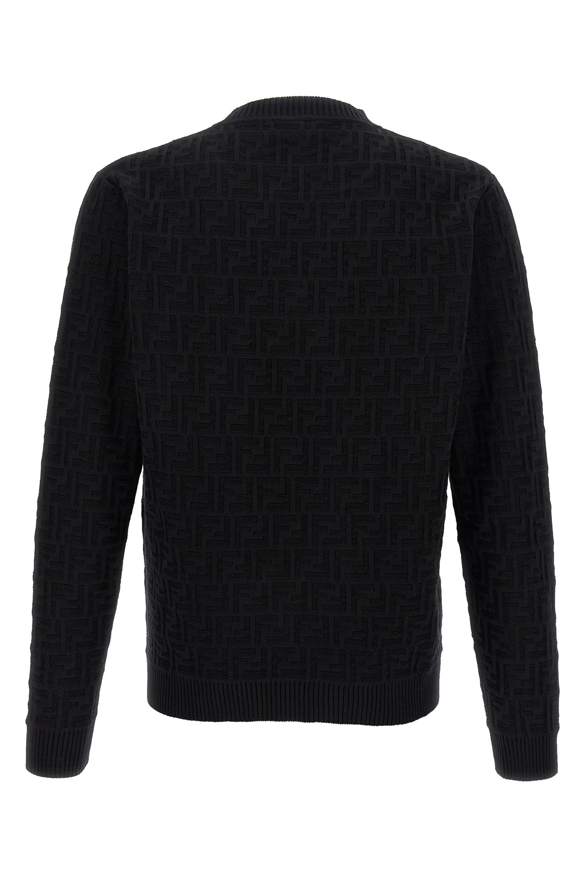 ff jacquard all-over cotton sweater