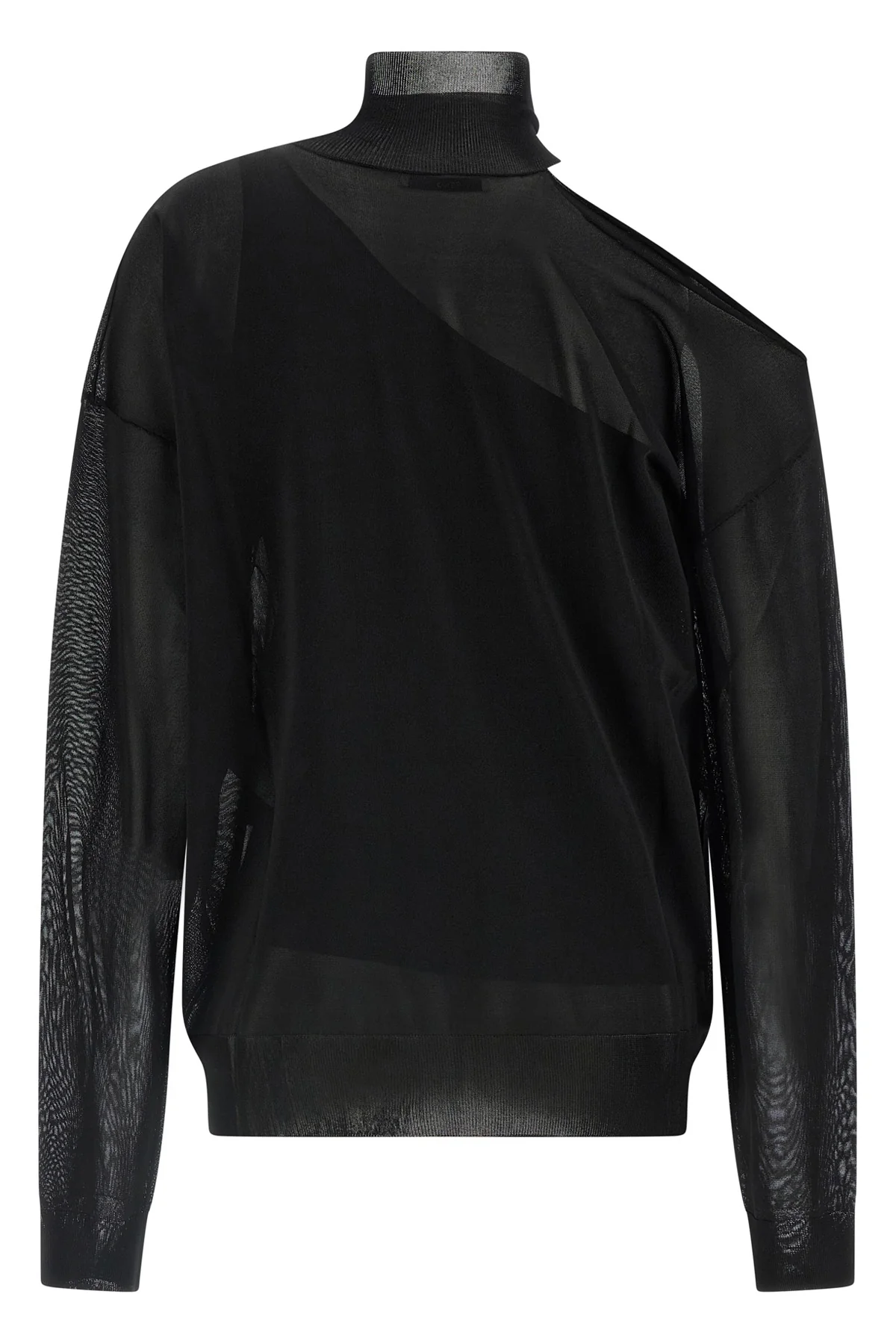 the fendi black jersey redefines the codes of knitwear through a sophisticated p