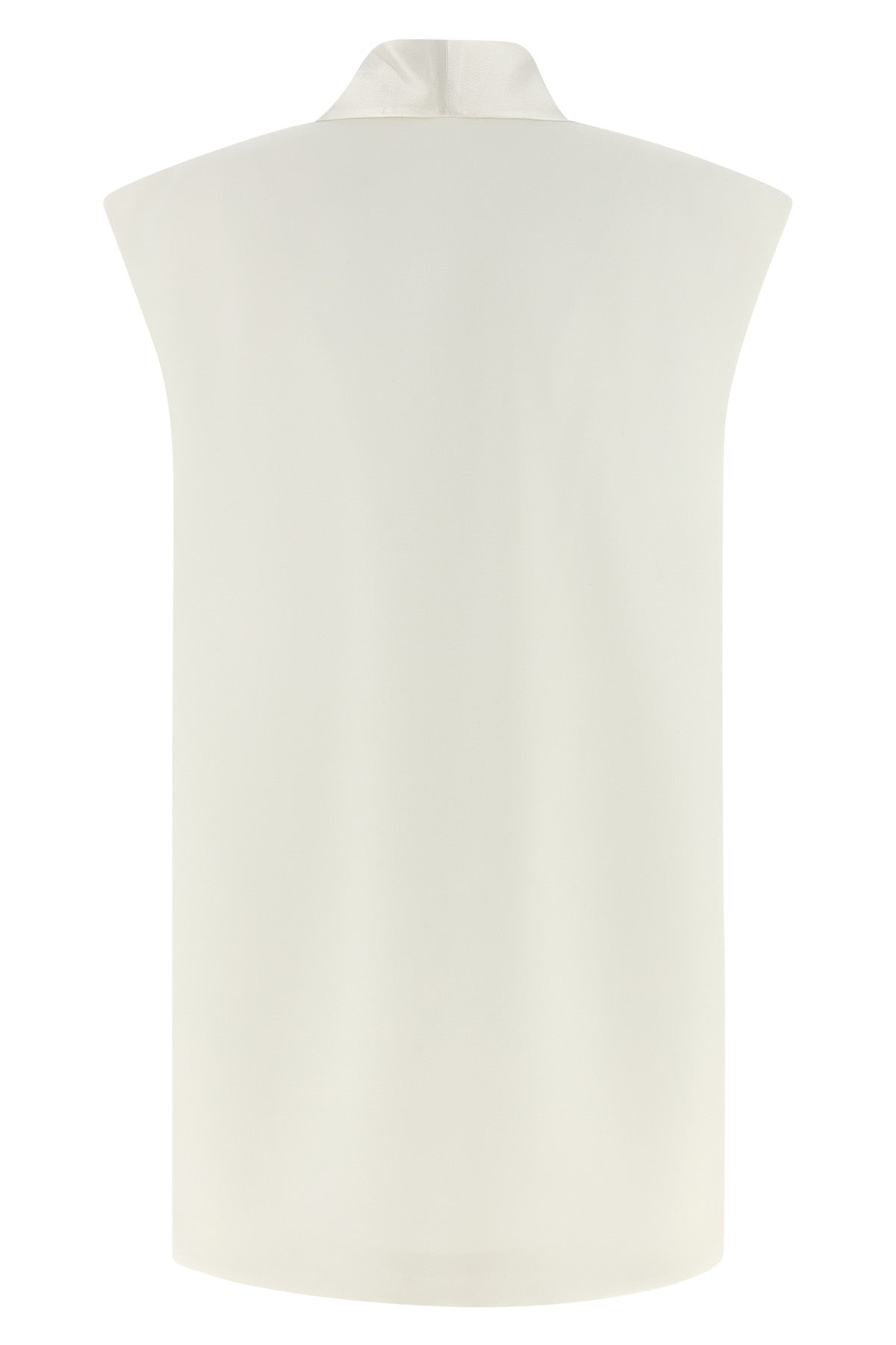 tuxedo-style viscose vest