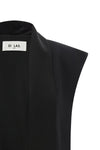 tuxedo-style viscose vest