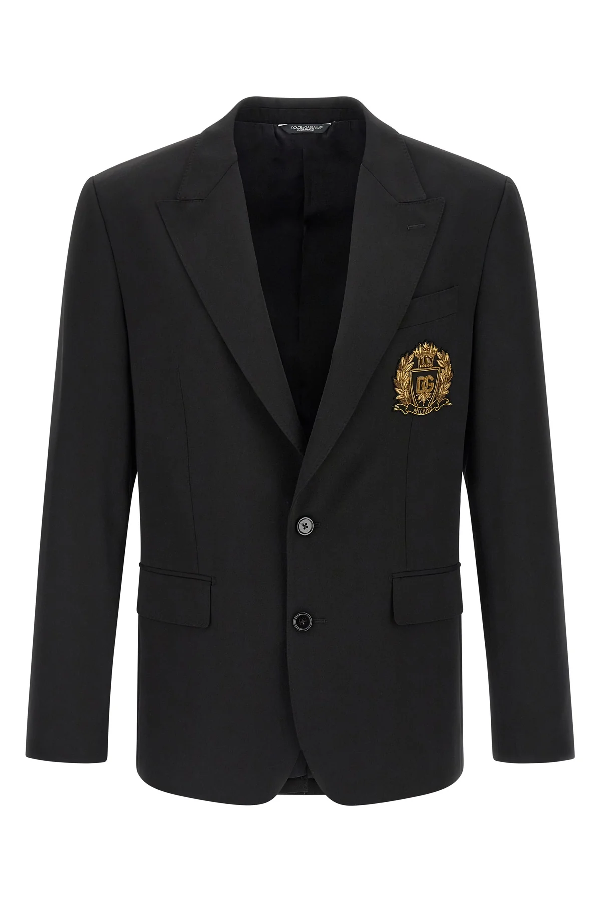 DOLCE amp; GABBANA 56 bistretch wool canvas single-breasted blazer