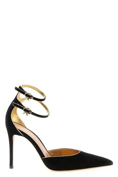 ivette suede pointed pumps