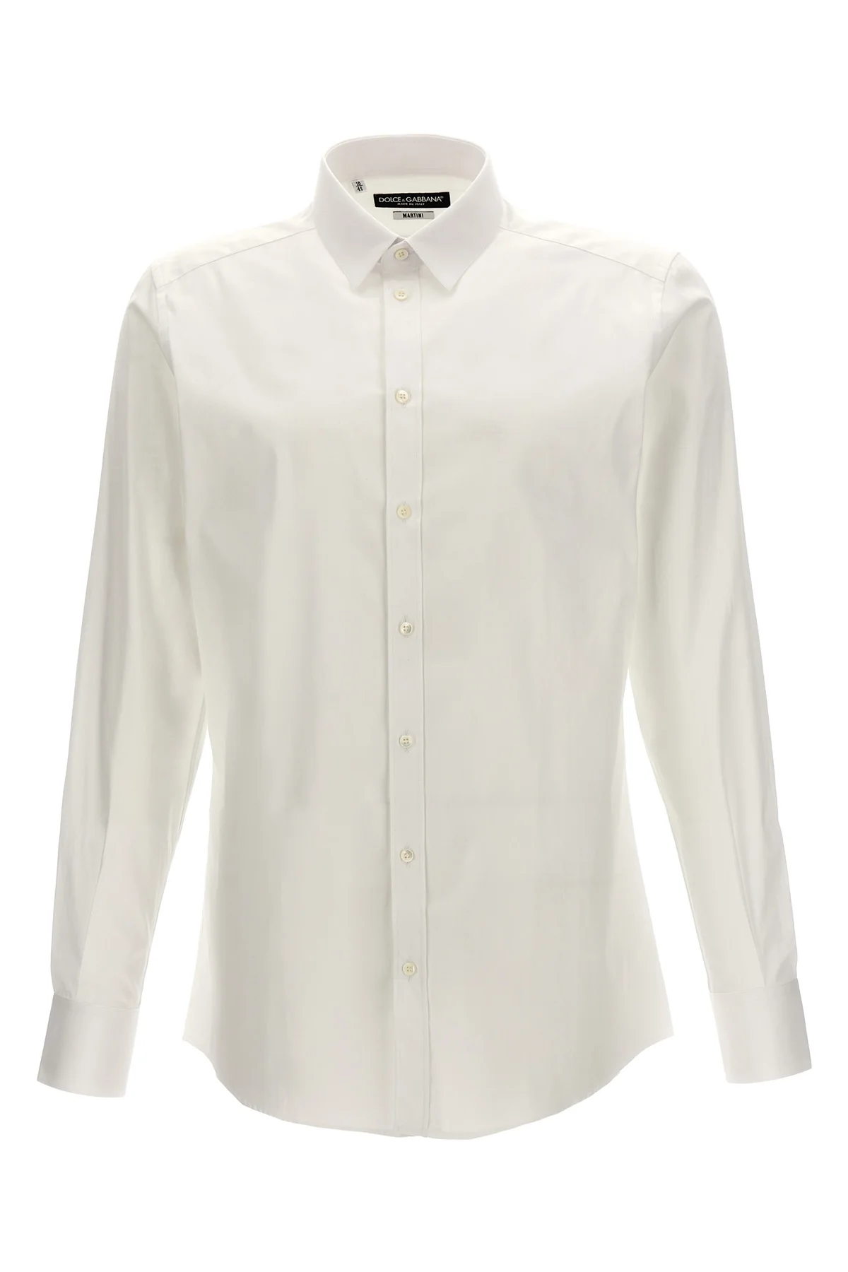 DOLCE amp; GABBANA 40 cm cotton poplin shirt