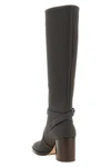 the gianvito rossi luxor high boot is made of fine hammered calf leather in th