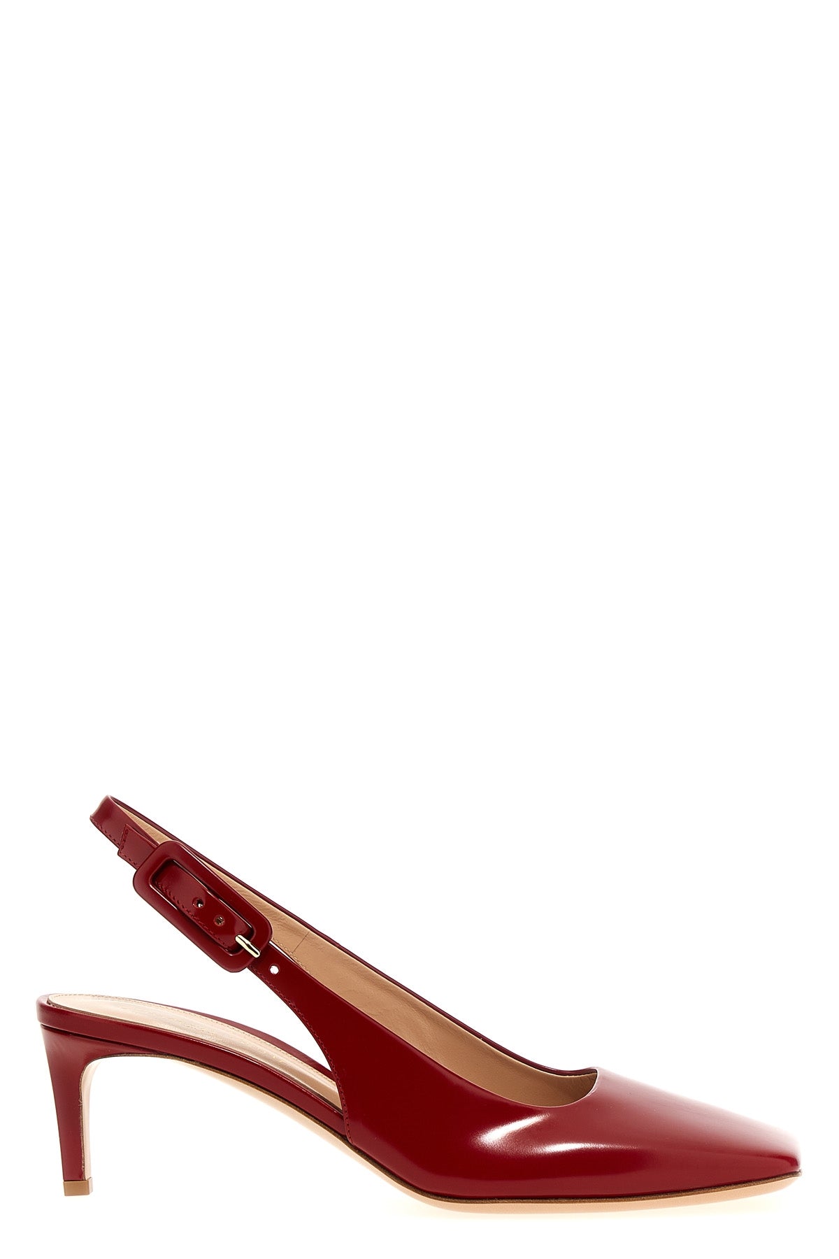 GIANVITO ROSSI 39 ric leather slingbacks