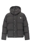 quilted and padded synthetic fabric down jacket