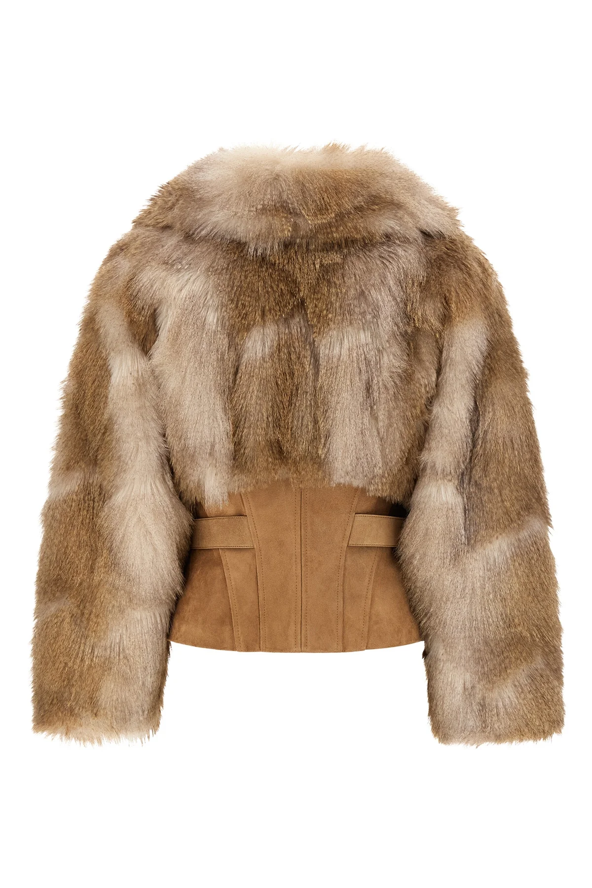 the elisabetta franchi jacket redefines the volumes of outerwear through a sophi