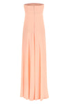 long dress in silk chiffon