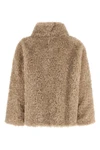 the herno short coat defines a boxy silhouette through a rigorous sartorial cons