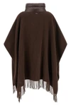 the herno resort poncho redefines the concept of outerwear through a relaxed a