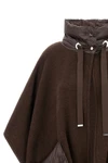 the herno resort poncho redefines the concept of outerwear through a relaxed a