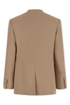 the fabiana filippi blazer stands out for its essential and lapels-free silhouet
