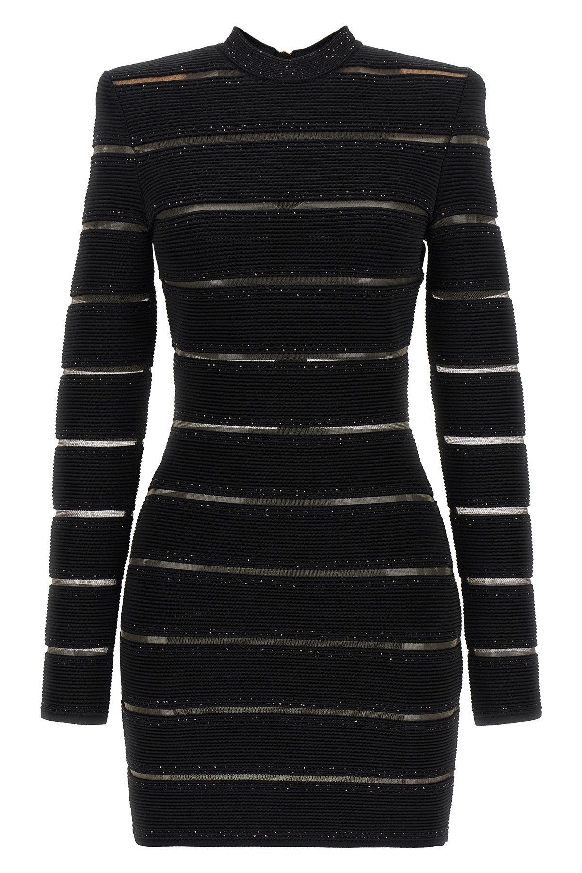 BALMAIN 34 bodycon mini dress in stretch viscose