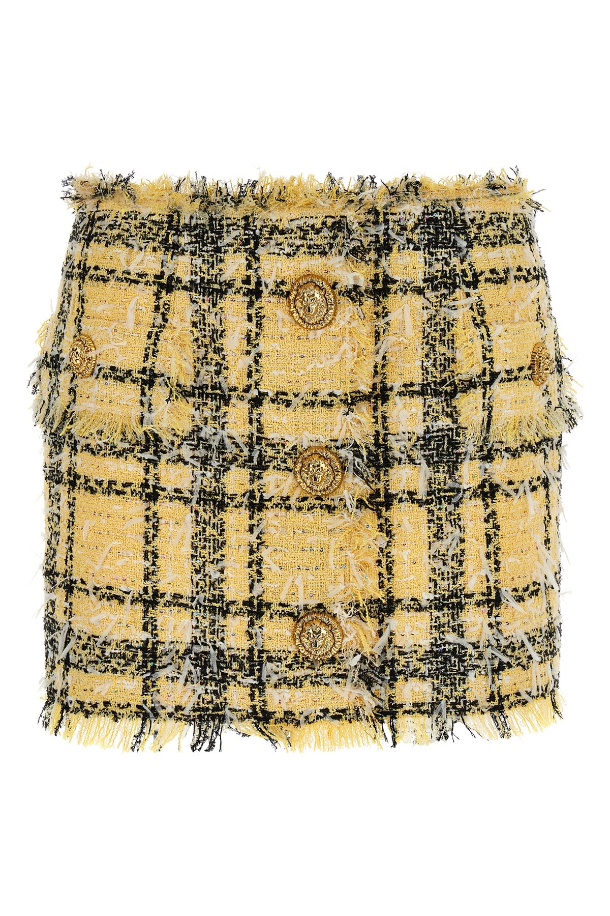 BALMAIN 38 mini skirt in tweed