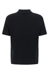 polo shirt in wool blend knit