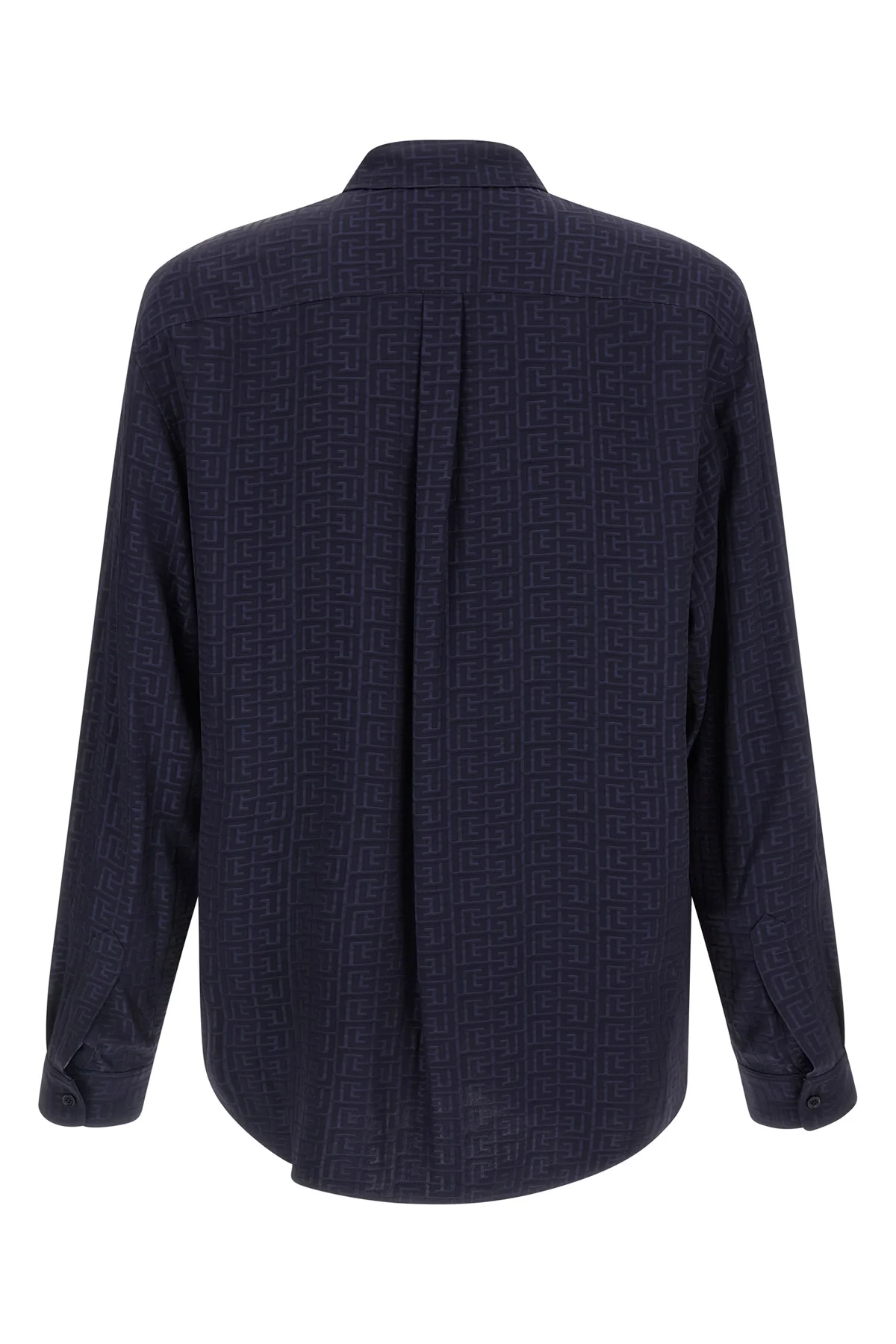 all over jacquard monogram viscose shirt