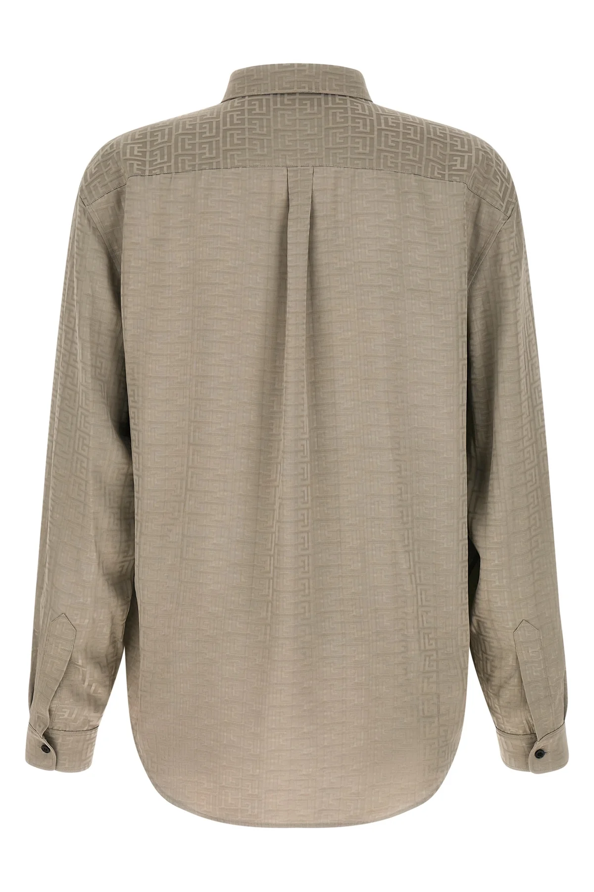 all over jacquard monogram viscose shirt