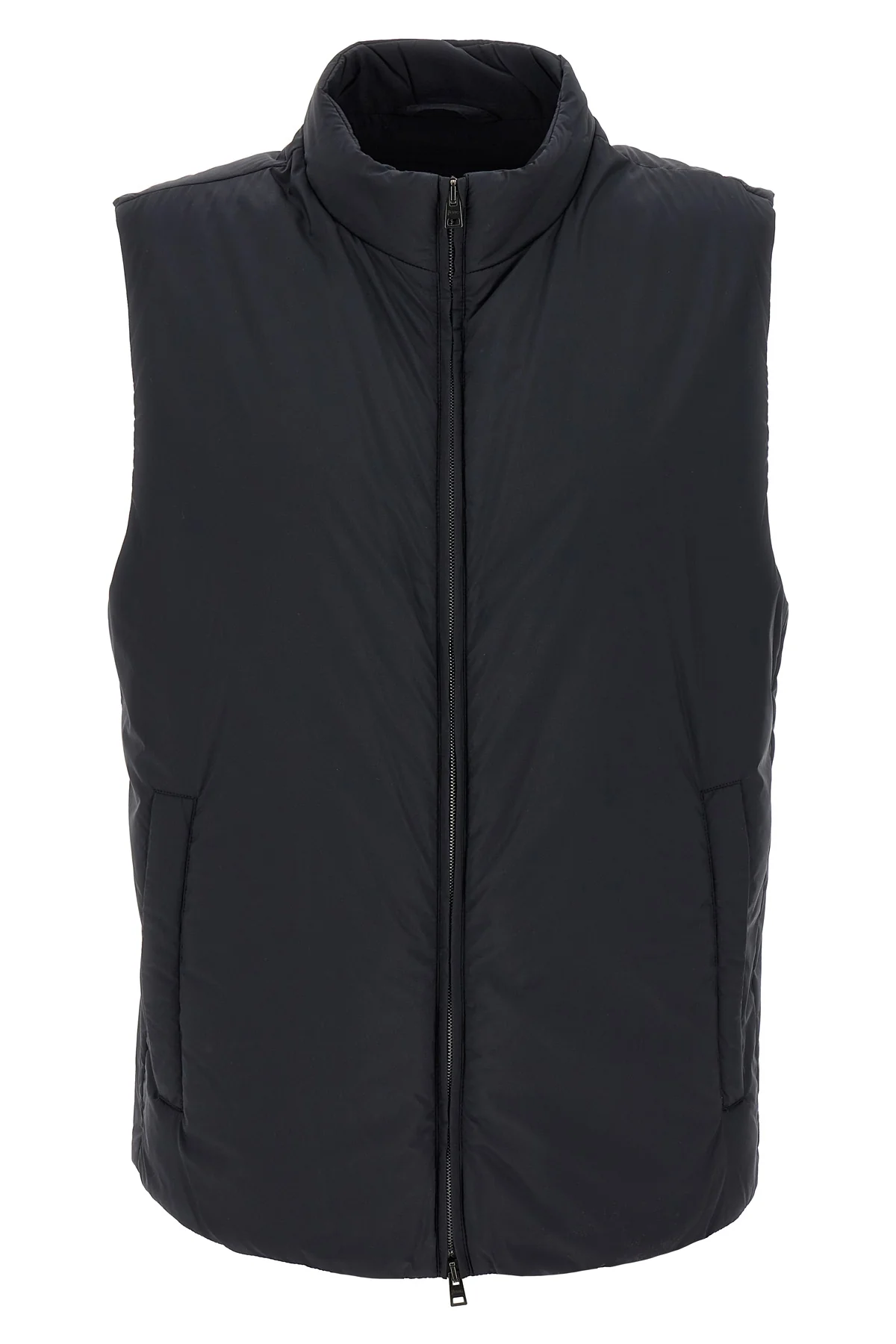 HERNO 52 ecoage sleeveless vest in smooth fabric