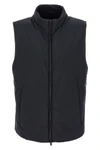 ecoage sleeveless vest in smooth fabric