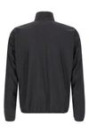 reversible light bomber jacket in technical fabric and viscose mélange