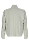 reversible light bomber jacket in technical fabric and viscose mélange