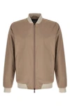 functional bomber jacket in water-repellent pro-meteo fabric