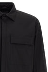 functional overshirt in technical windproof and rainproof fabric