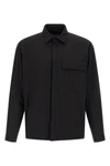 functional overshirt in technical windproof and rainproof fabric