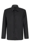 reversible overshirt in technical wool and nylon fabric