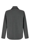 reversible overshirt in technical wool and nylon fabric