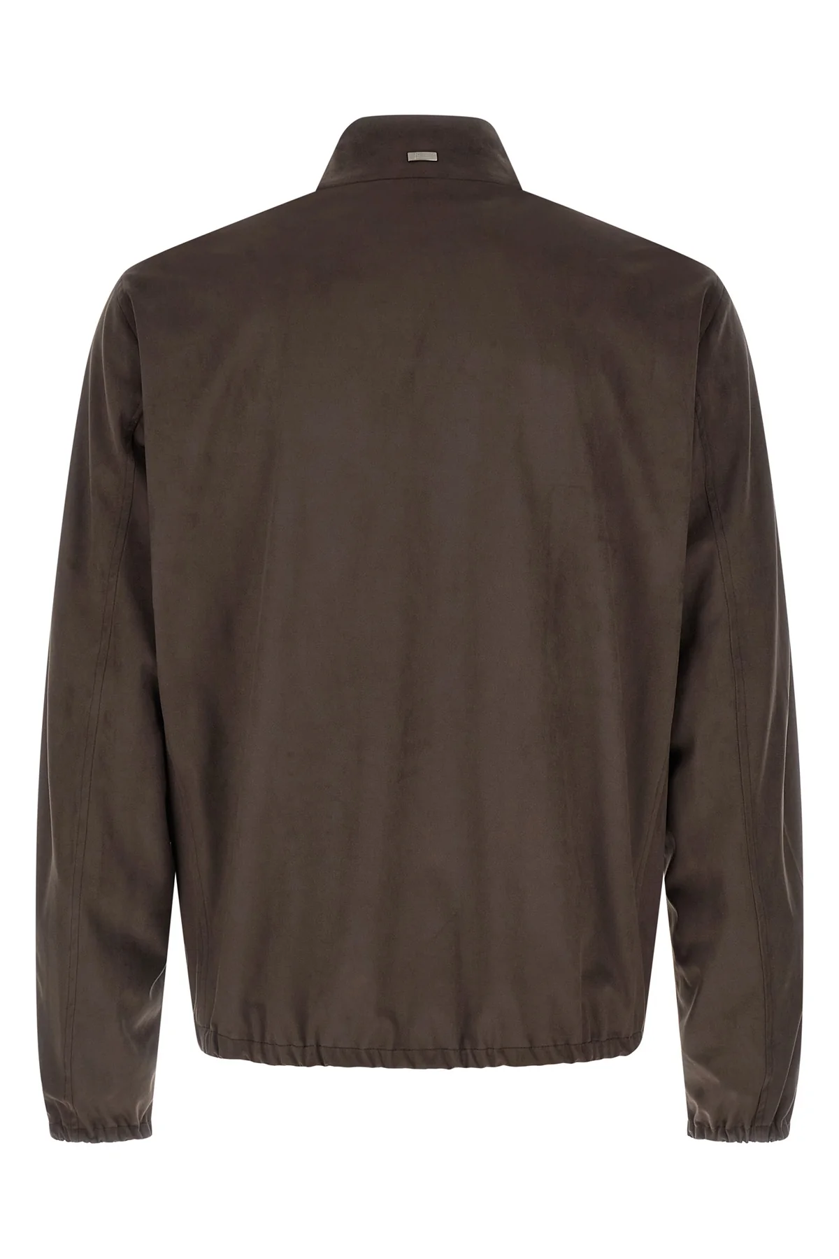 suede effect fabric jacket