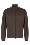 suede effect fabric jacket