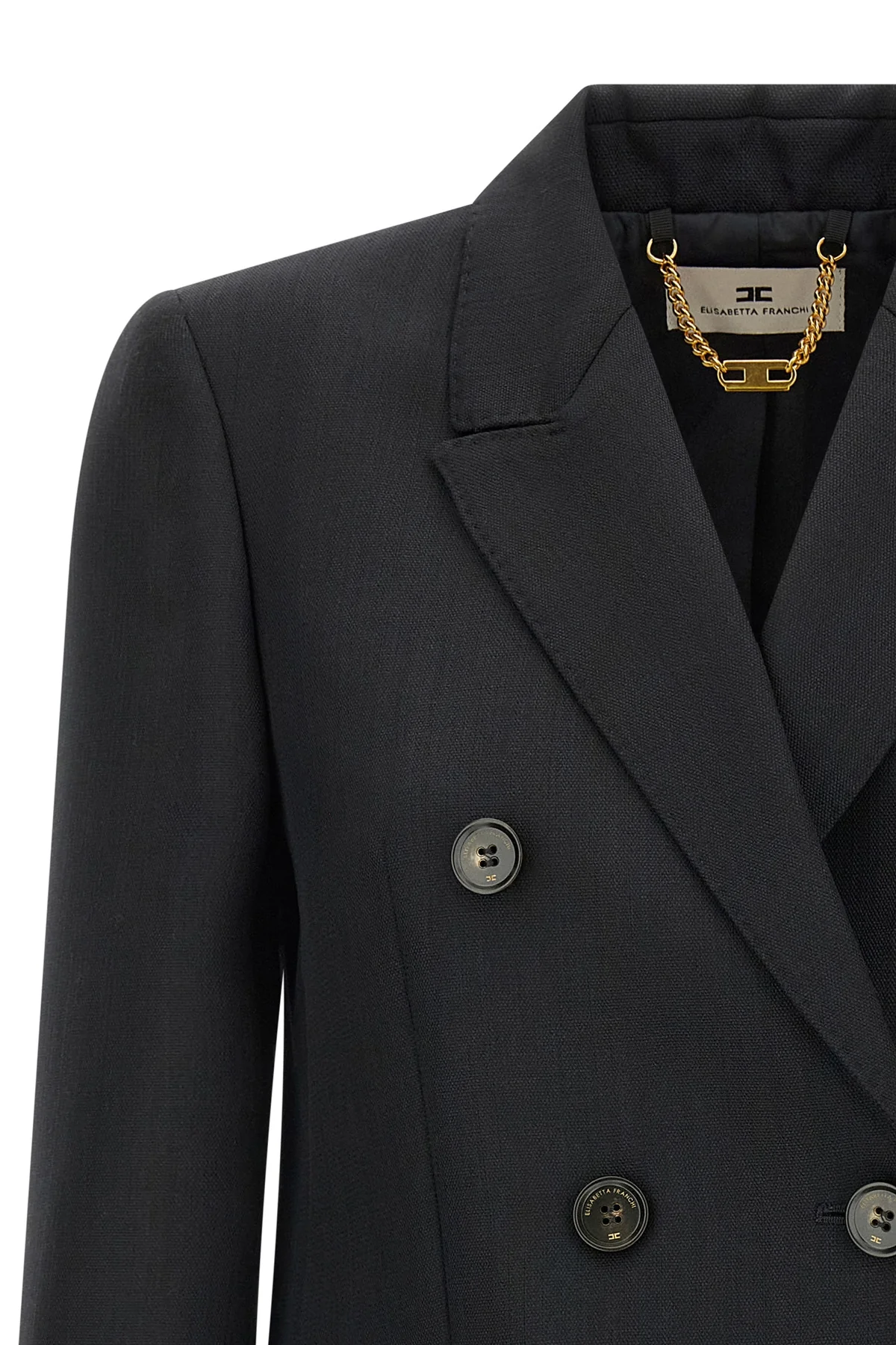 the elisabetta franchi blazer redefines the codes of contemporary tailoring thro