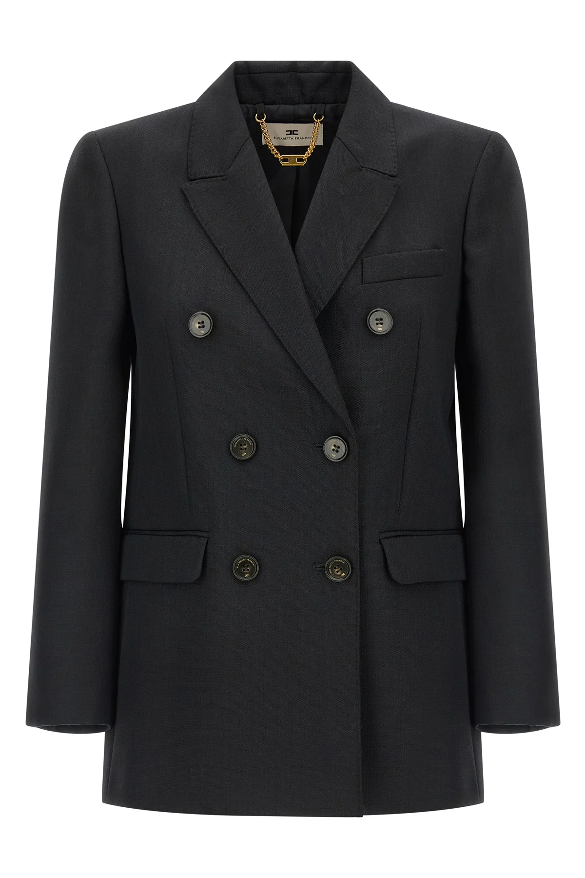 the elisabetta franchi blazer redefines the codes of contemporary tailoring thro