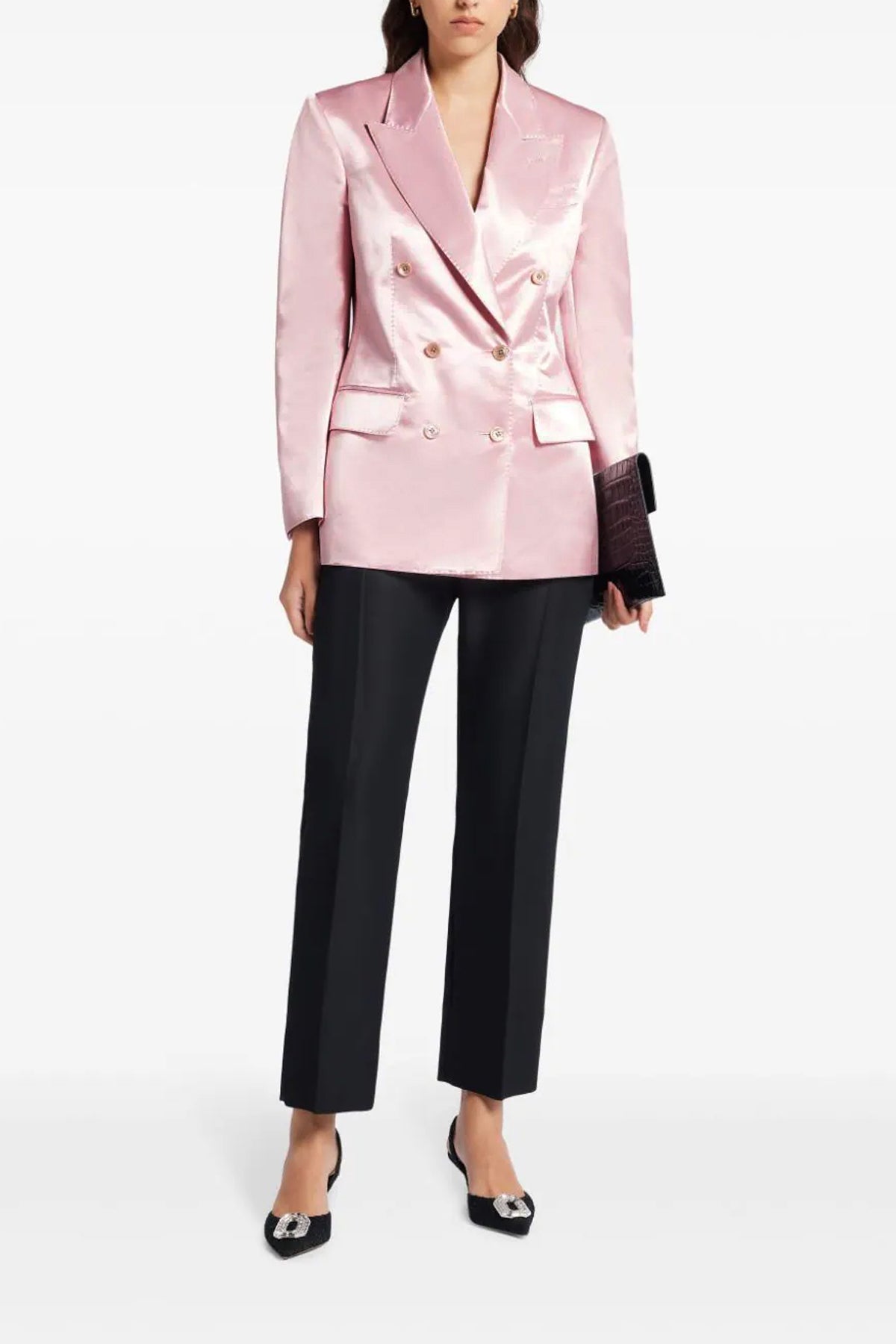 TOM FORD 40 double-breasted duchesse blazer