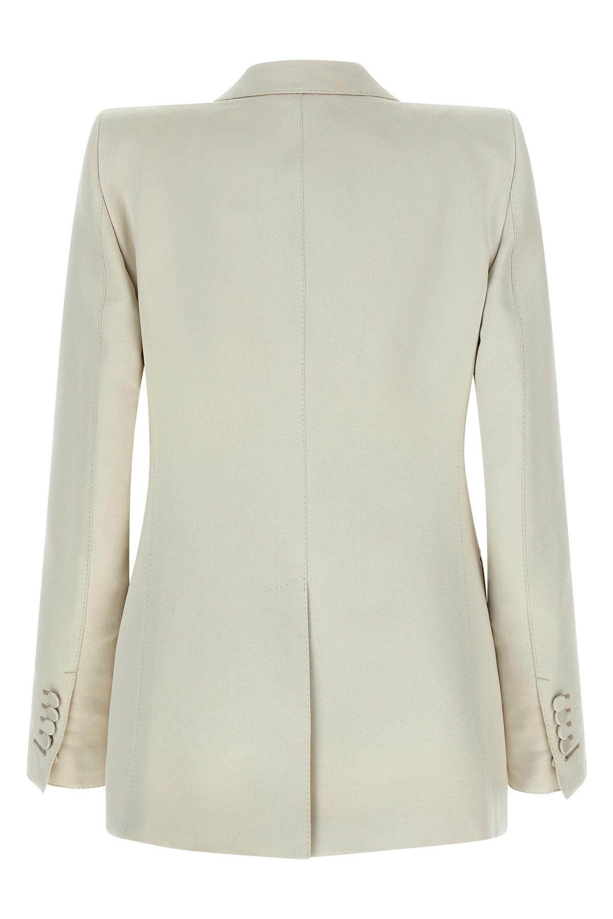TOM FORD 40 single-breasted blazer in duchesse blend silk and washed cotton