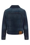 japanese stonewashed cotton denim jacket