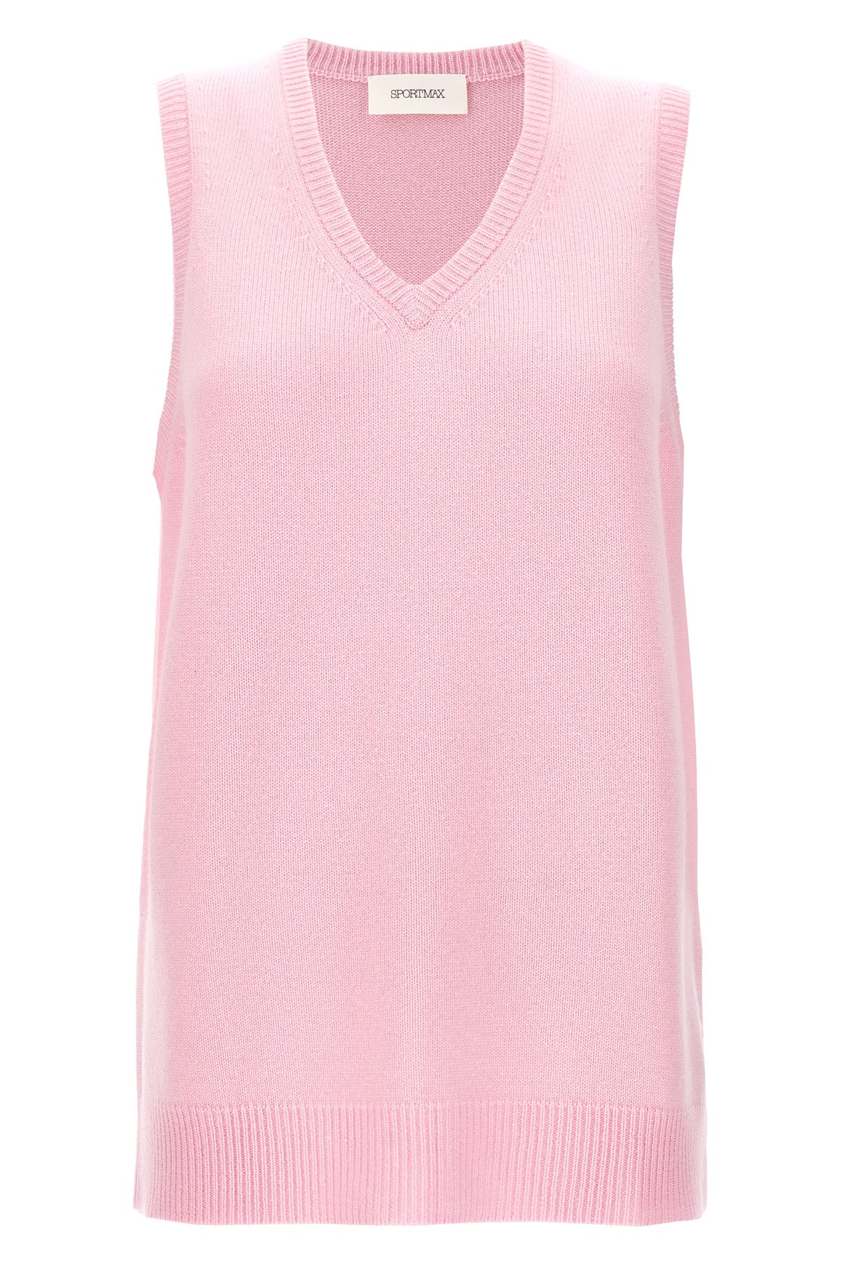 SPORTMAX M gimmy vest in wool and cashmere