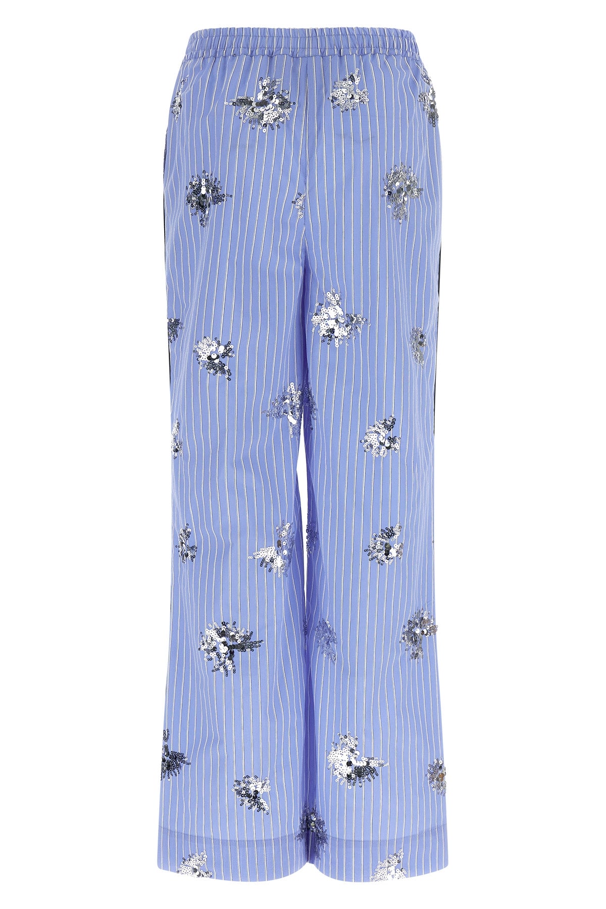 LE TWINS 40 giorno striped cotton poplin pants