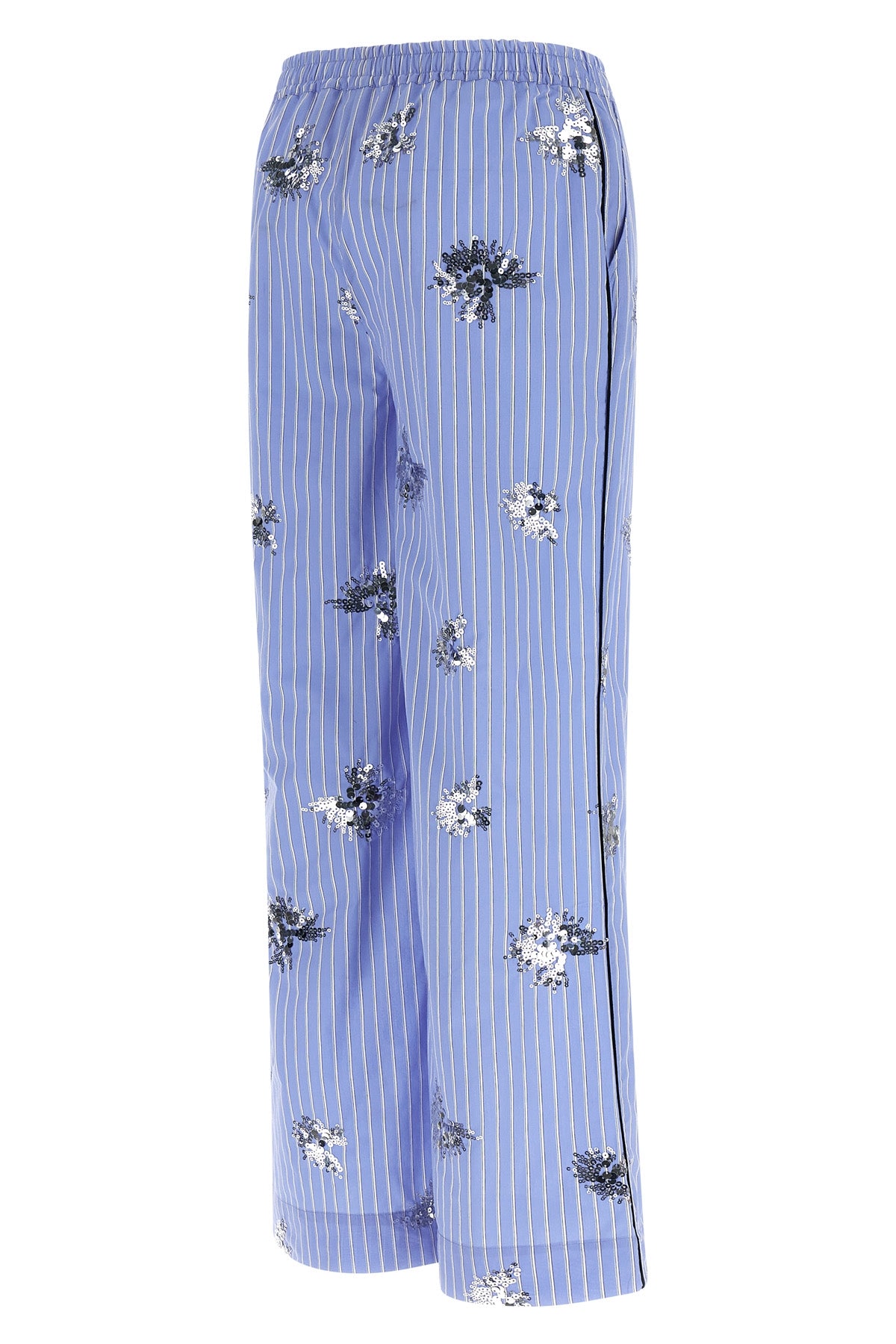 giorno striped cotton poplin pants