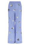 giorno striped cotton poplin pants