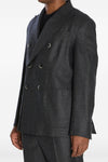 doria double-breasted wool blazer jacket