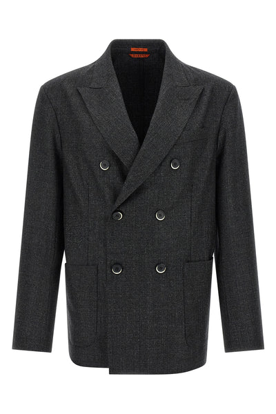 doria double-breasted wool blazer jacket