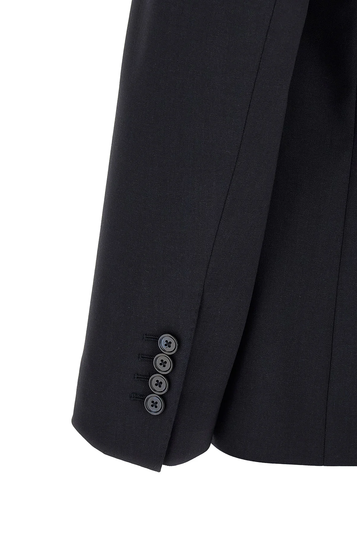 the navy blue dolce&gabbana suit in fine virgin wool gabardine