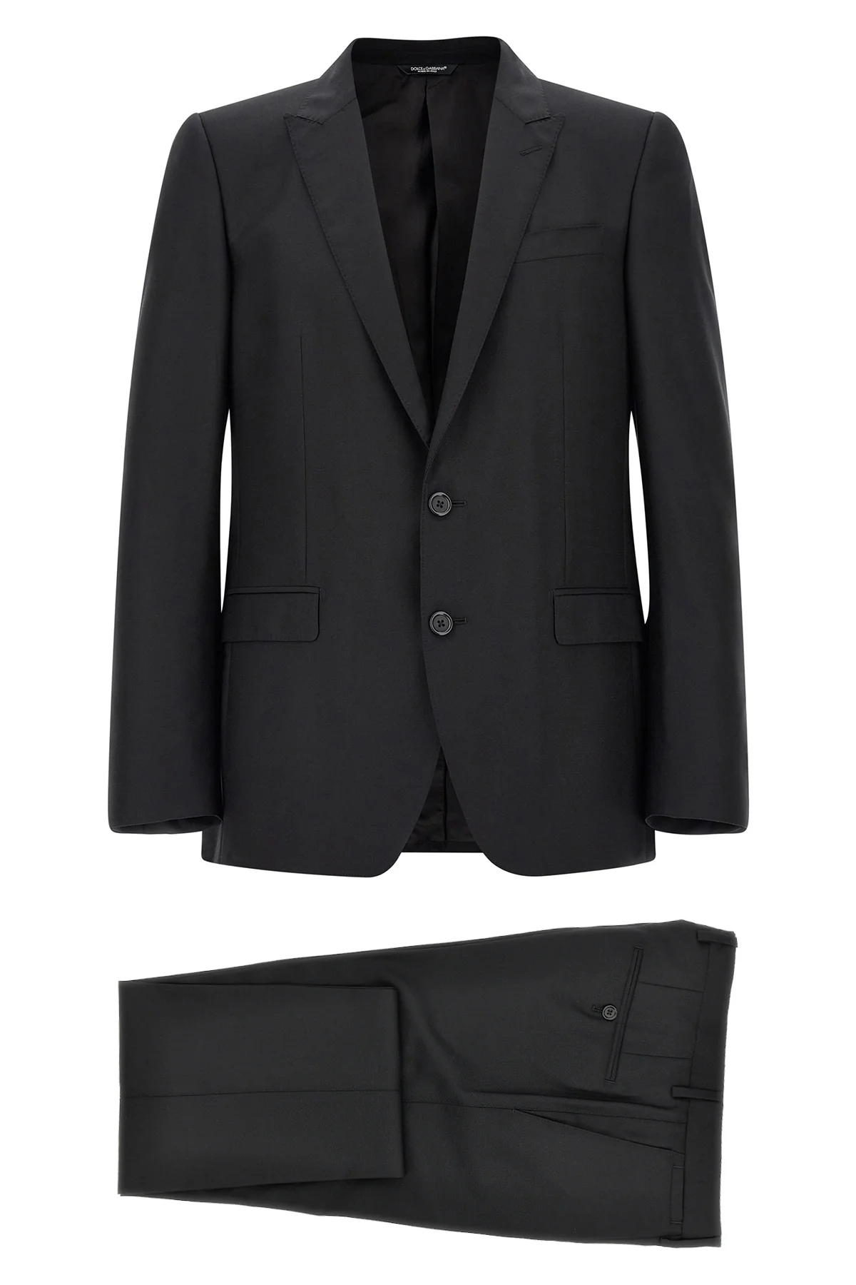 DOLCE amp; GABBANA 54 single-breasted quot;martiniquot; suit in wool and silk canvas
